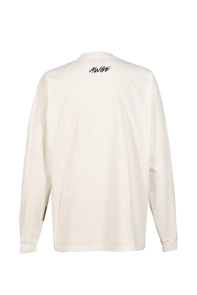 JESUS CHAIN WHITE LONG SLEEVE / WHT