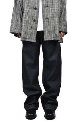 "STRAIGHT" RIGID DENIM PANTS / IND