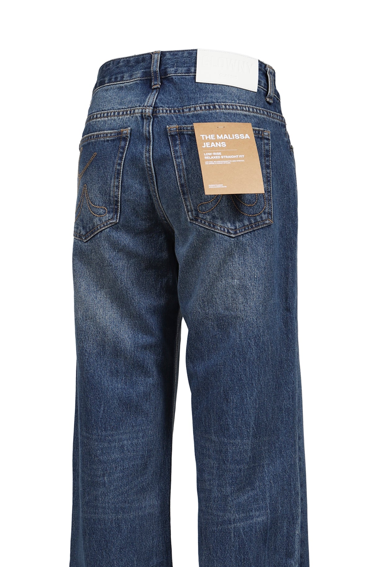 THE MALISSA JEANS / MID BLU