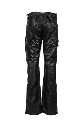 RUSTIC KNEE LOT.20617(BROWN CORE) / BLK