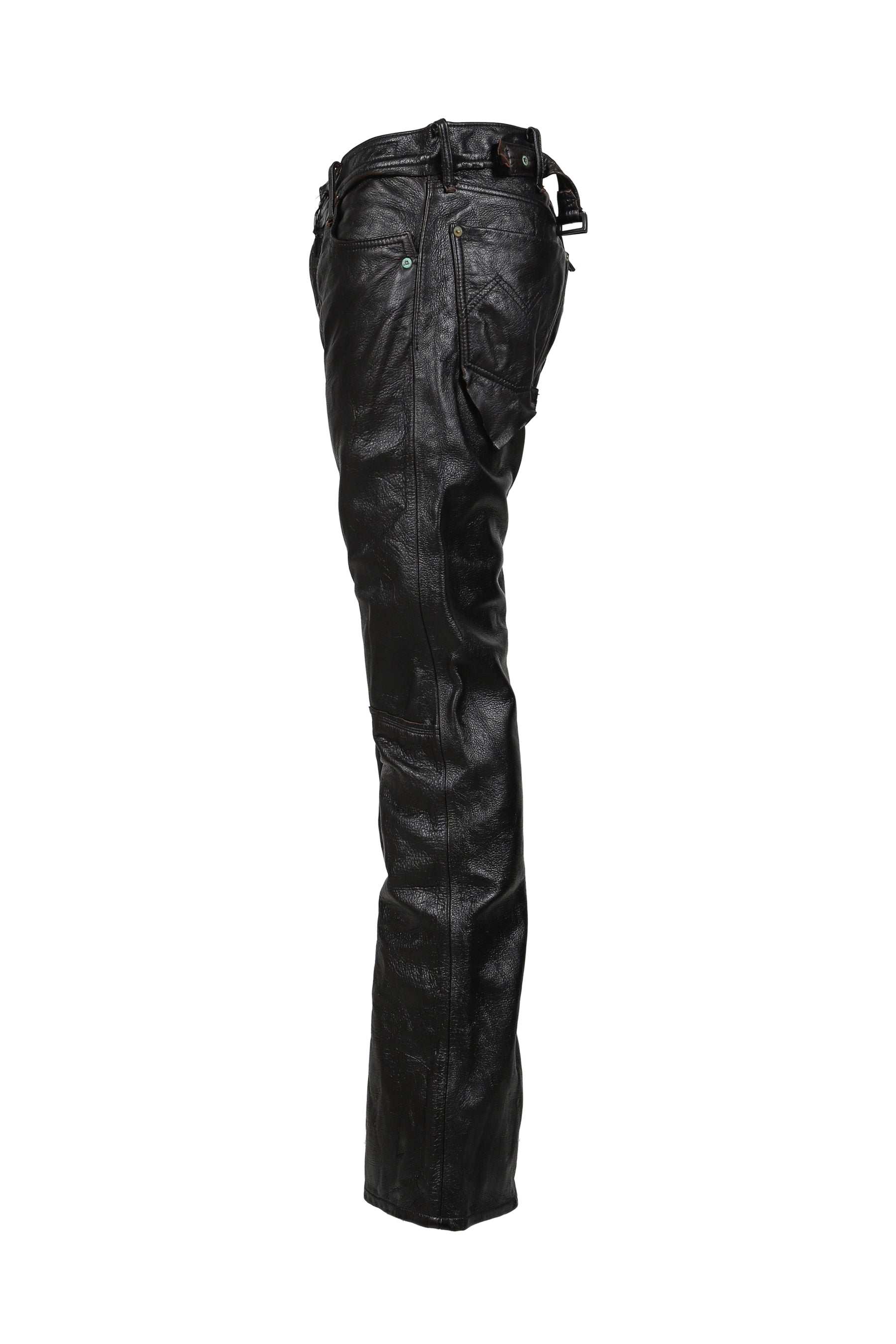 RUSTIC KNEE LOT.20617(BROWN CORE) / BLK