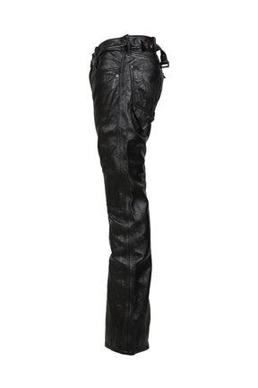 RUSTIC KNEE LOT.20617(BROWN CORE) / BLK