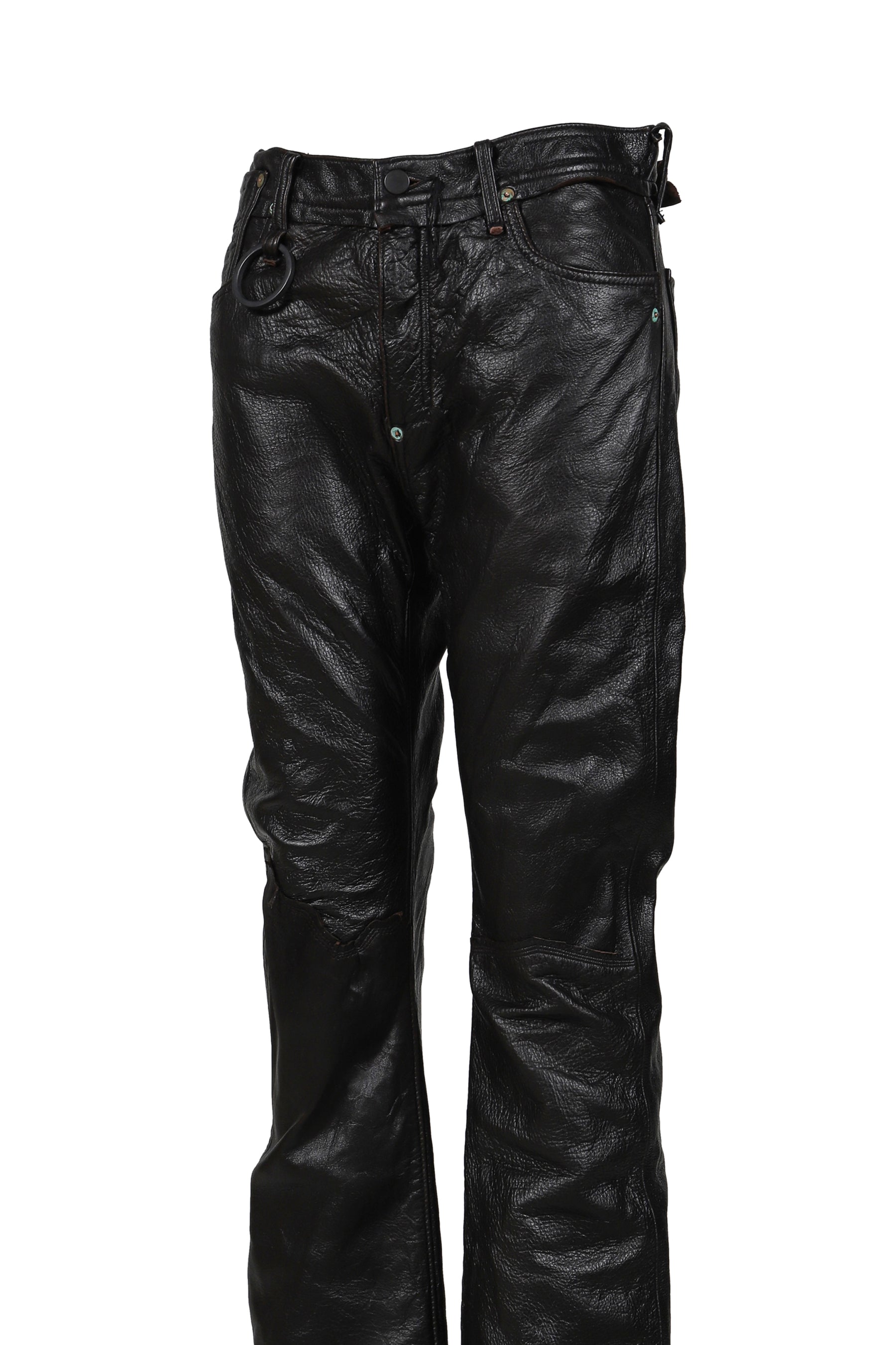 RUSTIC KNEE LOT.20617(BROWN CORE) / BLK