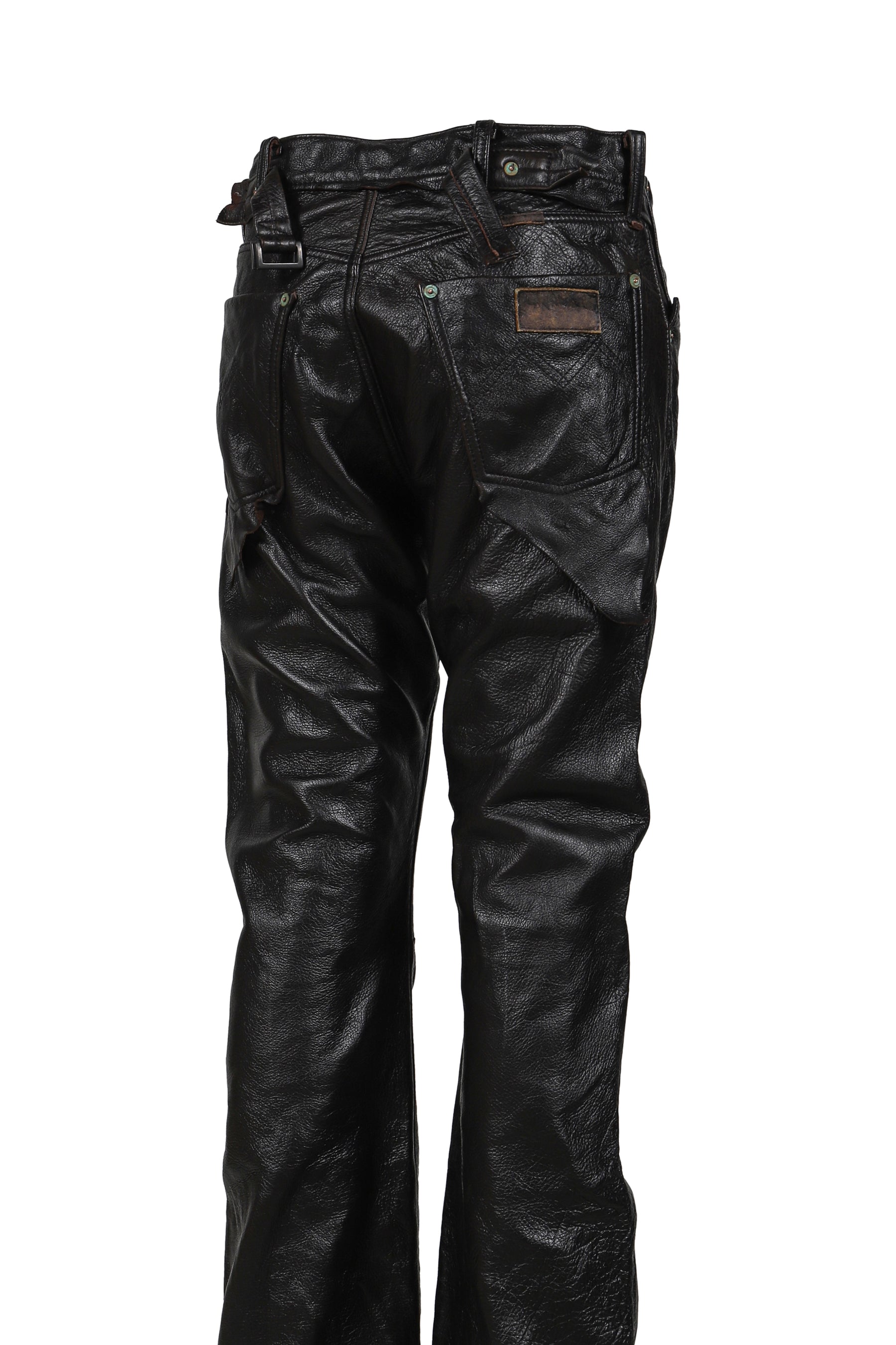 RUSTIC KNEE LOT.20617(BROWN CORE) / BLK