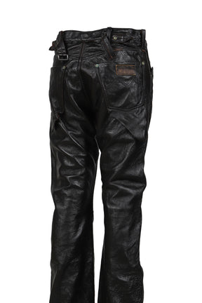 RUSTIC KNEE LOT.20617(BROWN CORE) / BLK