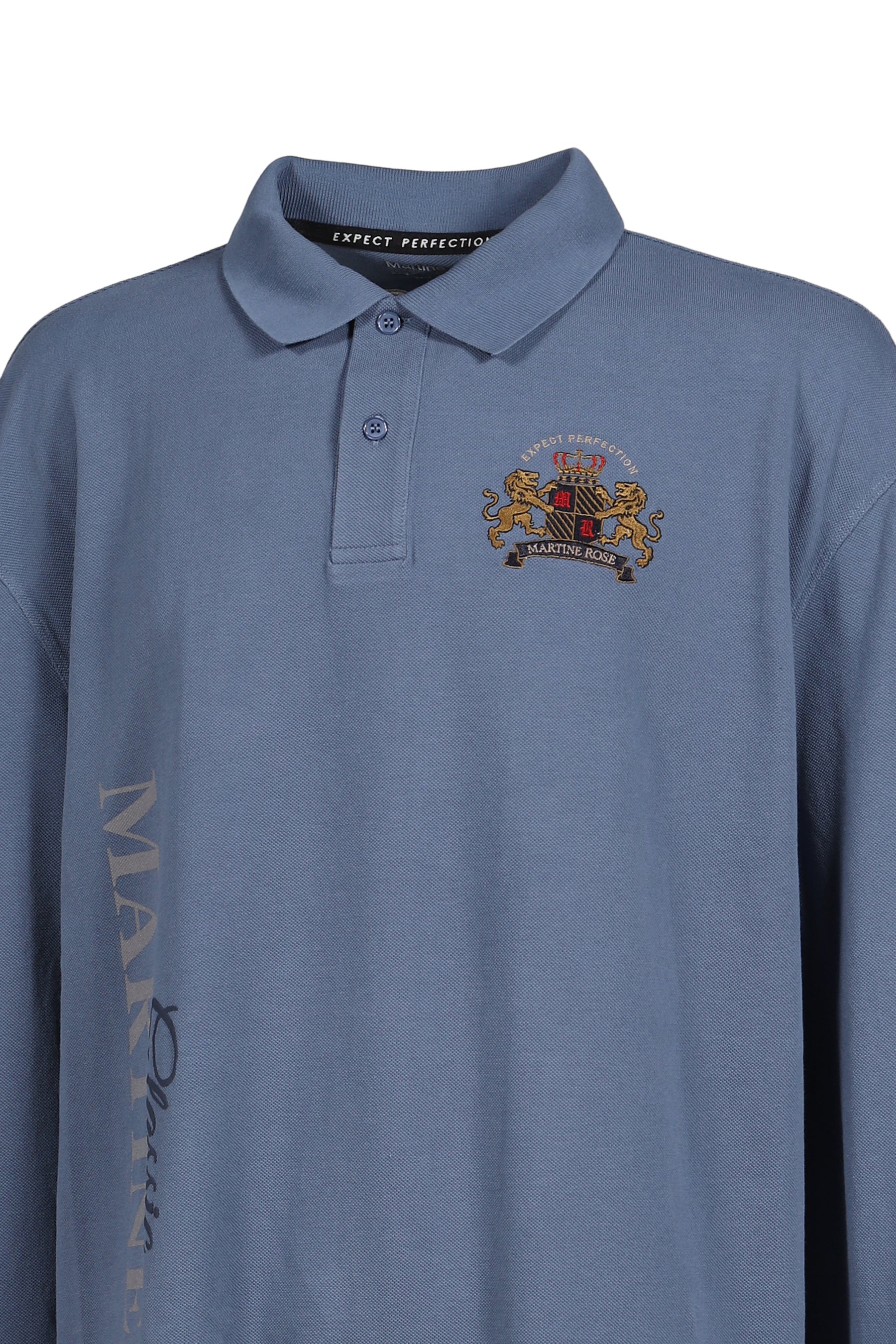 L/S POLO / BLU NVY WASHED BLU