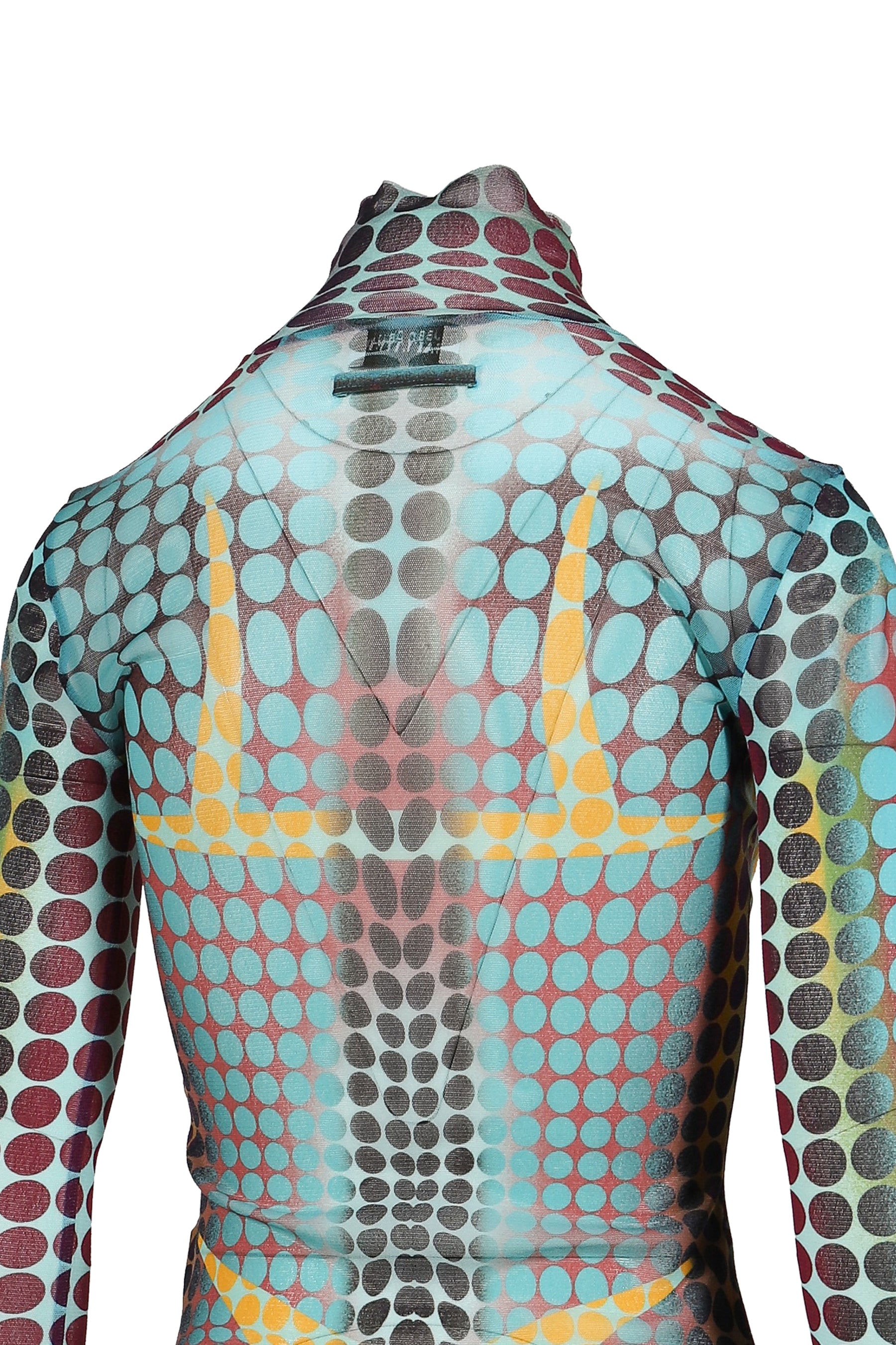 Jean Paul Gaultier RE-EDITION : HIGH NECK WITH LONG SLEEVES / BLU/PUR/YEL