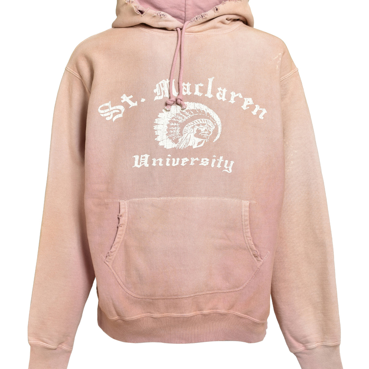 BOW WOW バウワウ FW25 ST. MACLAREN UNIV. HOODIE AGED / AGED PNK