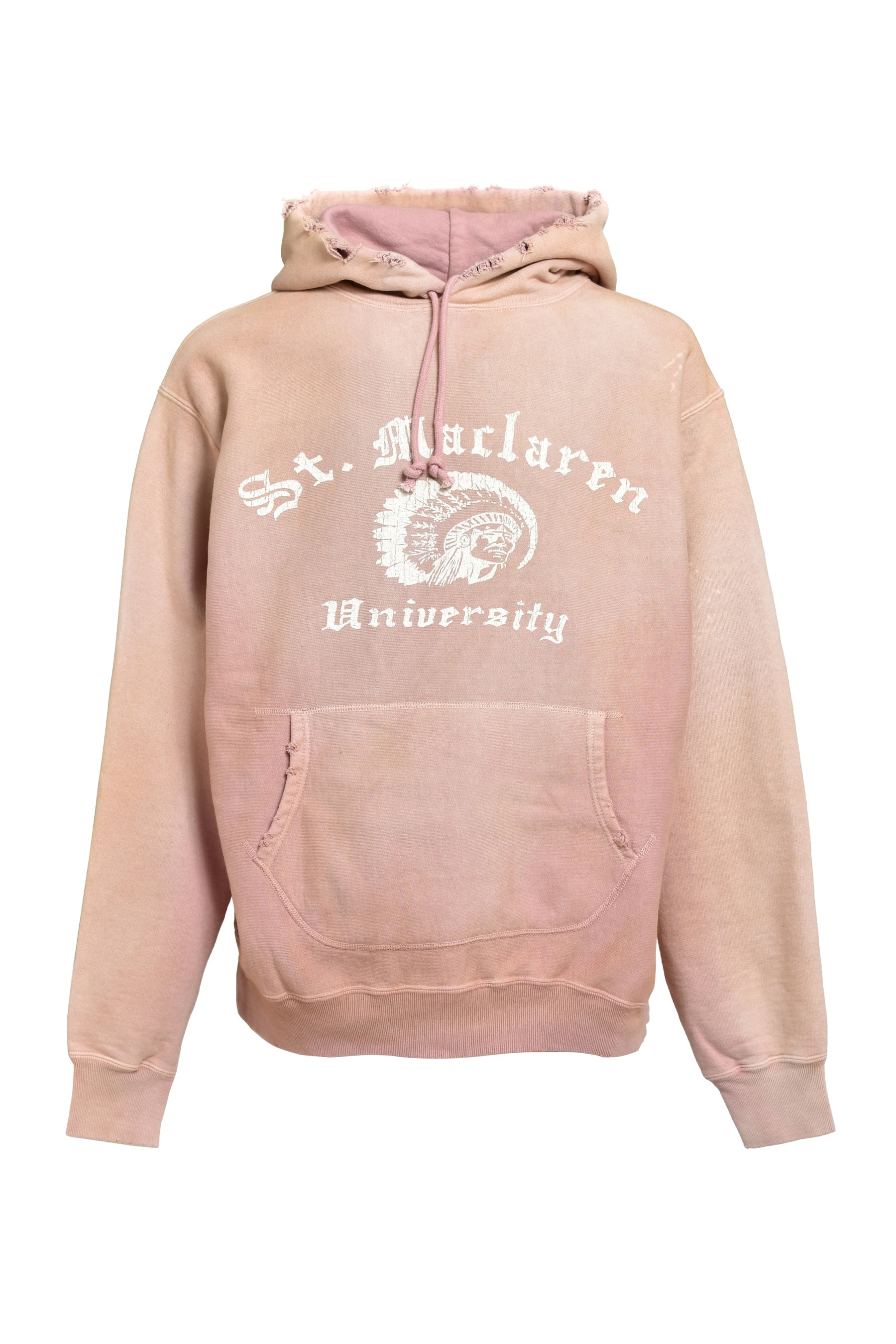 ST. MACLAREN UNIV. HOODIE AGED / AGED PNK
