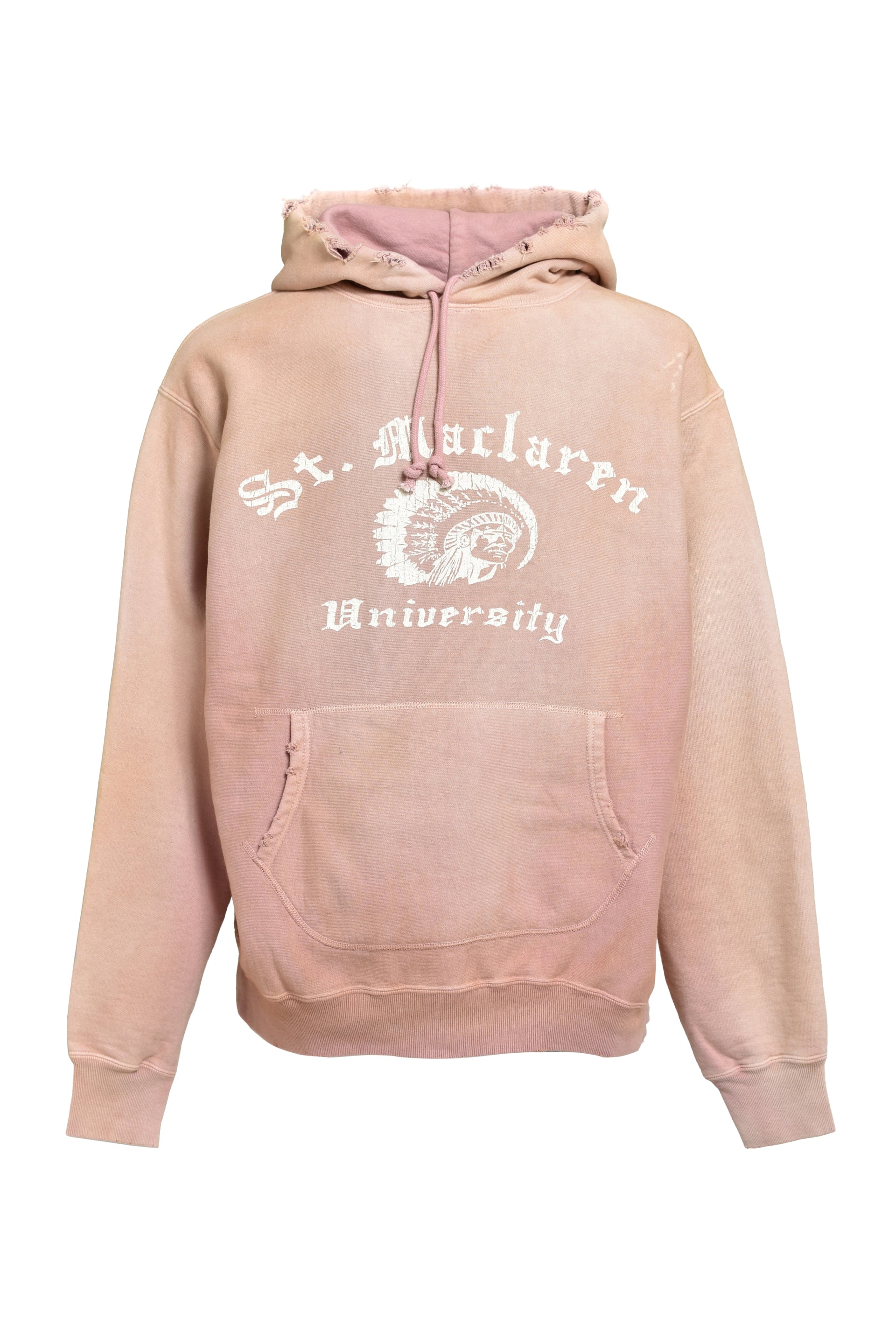 ST. MACLAREN UNIV. HOODIE AGED / AGED PNK