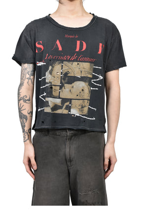 LES CRIMES DE L’AMOUR T-SHIRT / TRASHED BLK