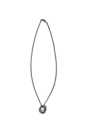 NECKLACE FOUR RINGS / SIL