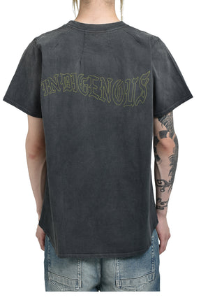 JUN/NAKAYAMA INDIGENOUS T-SHIRTS / BLK