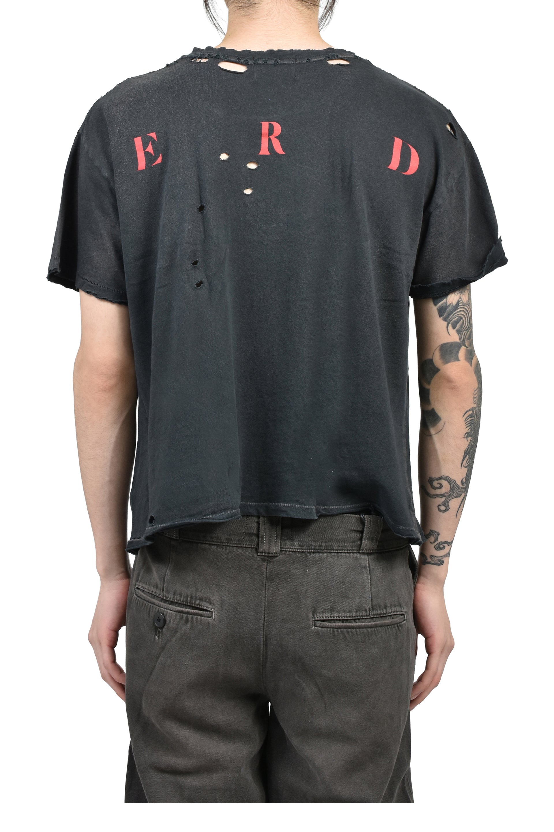 LES CRIMES DE L’AMOUR T-SHIRT / TRASHED BLK