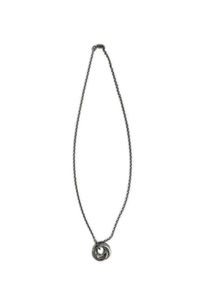 NECKLACE FOUR RINGS / SIL