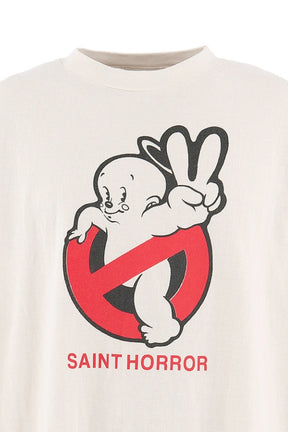 SAINT Mxxxxxx SAINT MICHAEL SS26 SS T-SHIRT/SAINT HORROR / WHT