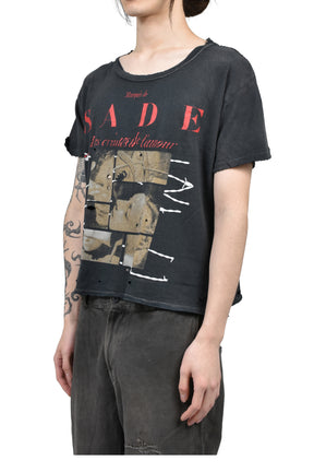 LES CRIMES DE L’AMOUR T-SHIRT / TRASHED BLK