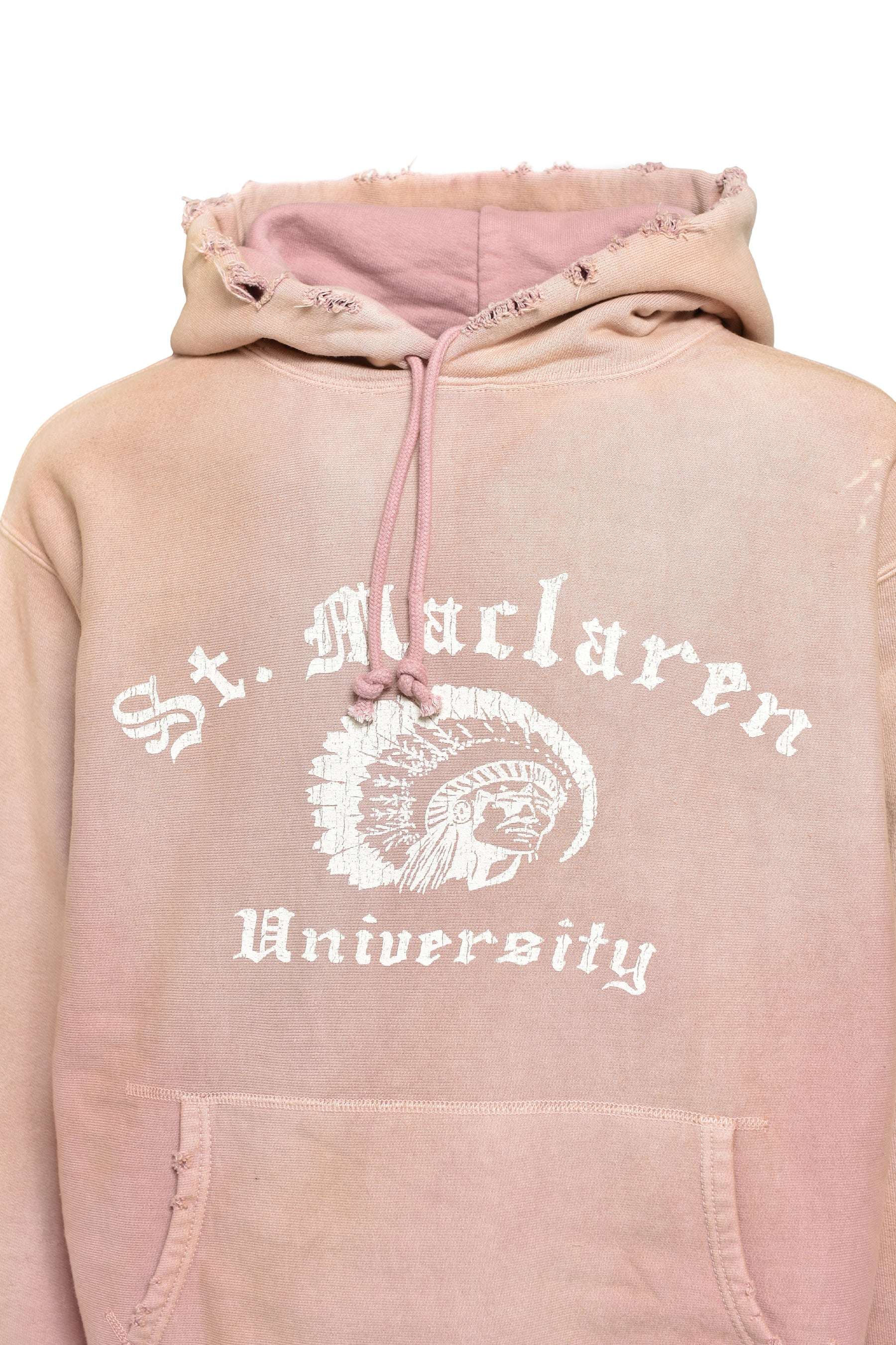 ST. MACLAREN UNIV. HOODIE AGED / AGED PNK