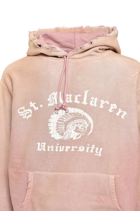ST. MACLAREN UNIV. HOODIE AGED / AGED PNK