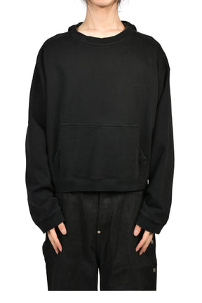 ATHLETIC LOGO HOODIE / BLK