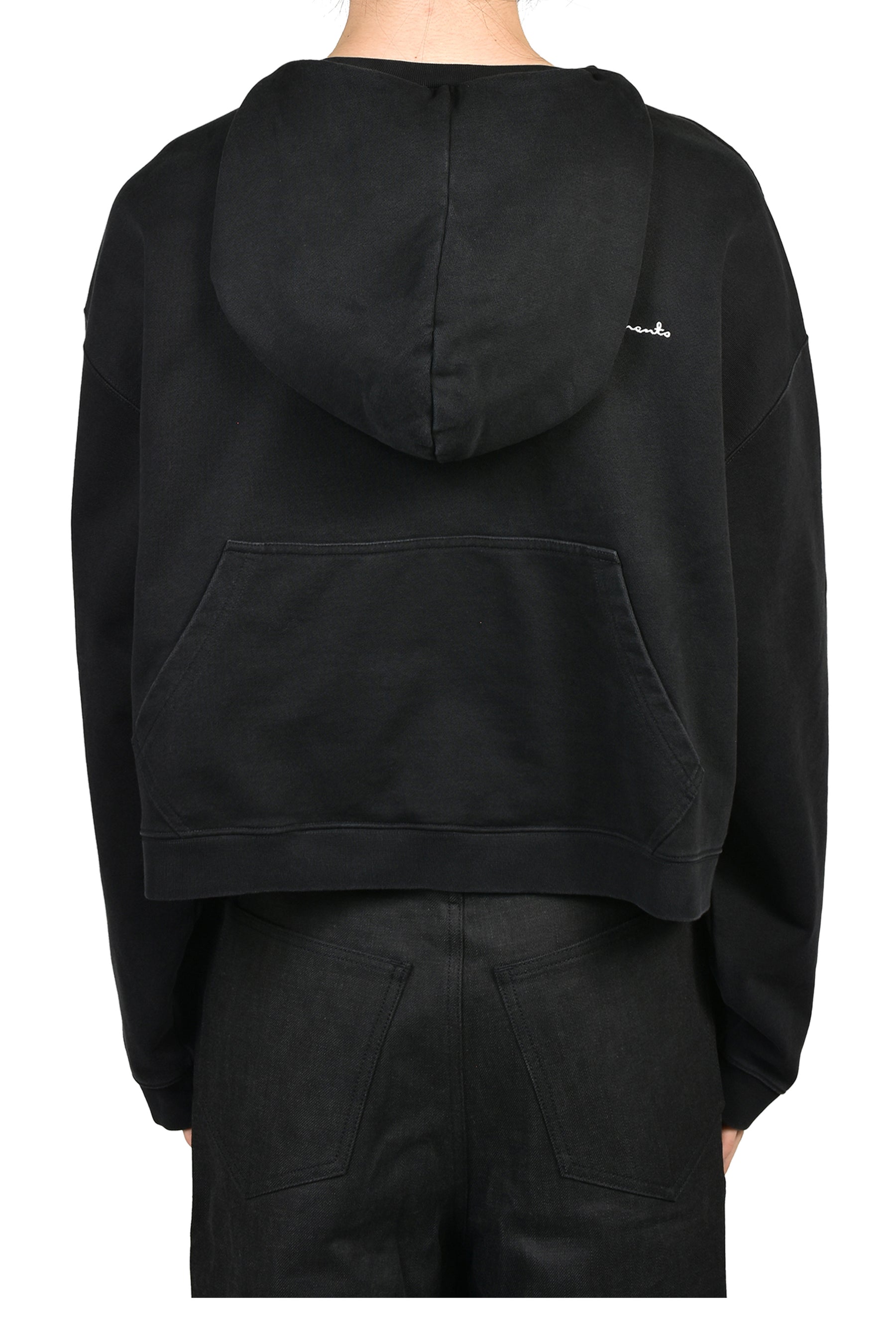 ATHLETIC LOGO HOODIE / BLK