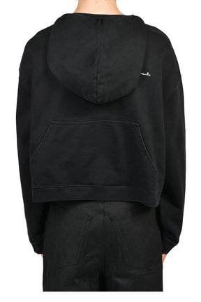 ATHLETIC LOGO HOODIE / BLK
