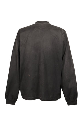 GAS MASK BEAR LONG SLEEVE T-SHIRT / BLK