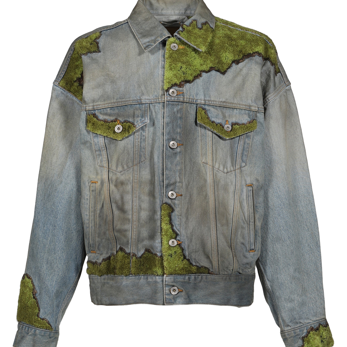 doublet ダブレット SS26 MOSS-GROWN WOOD DENIM JACKET / IND