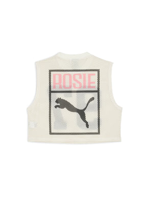 RELAXED MESH TOP / WARM WHITE 