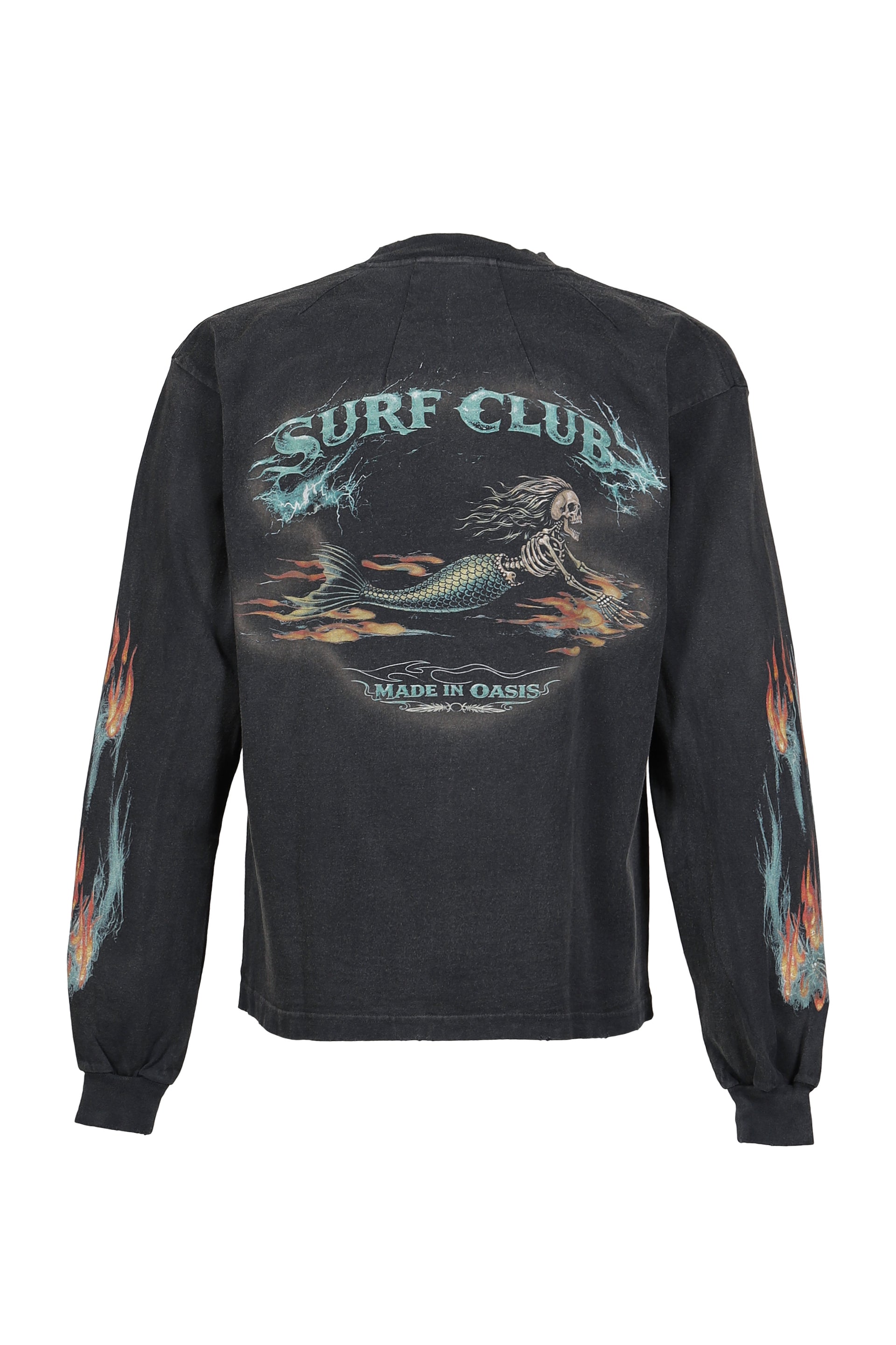SURF CLUB L/S T-SHIRTS / BLK