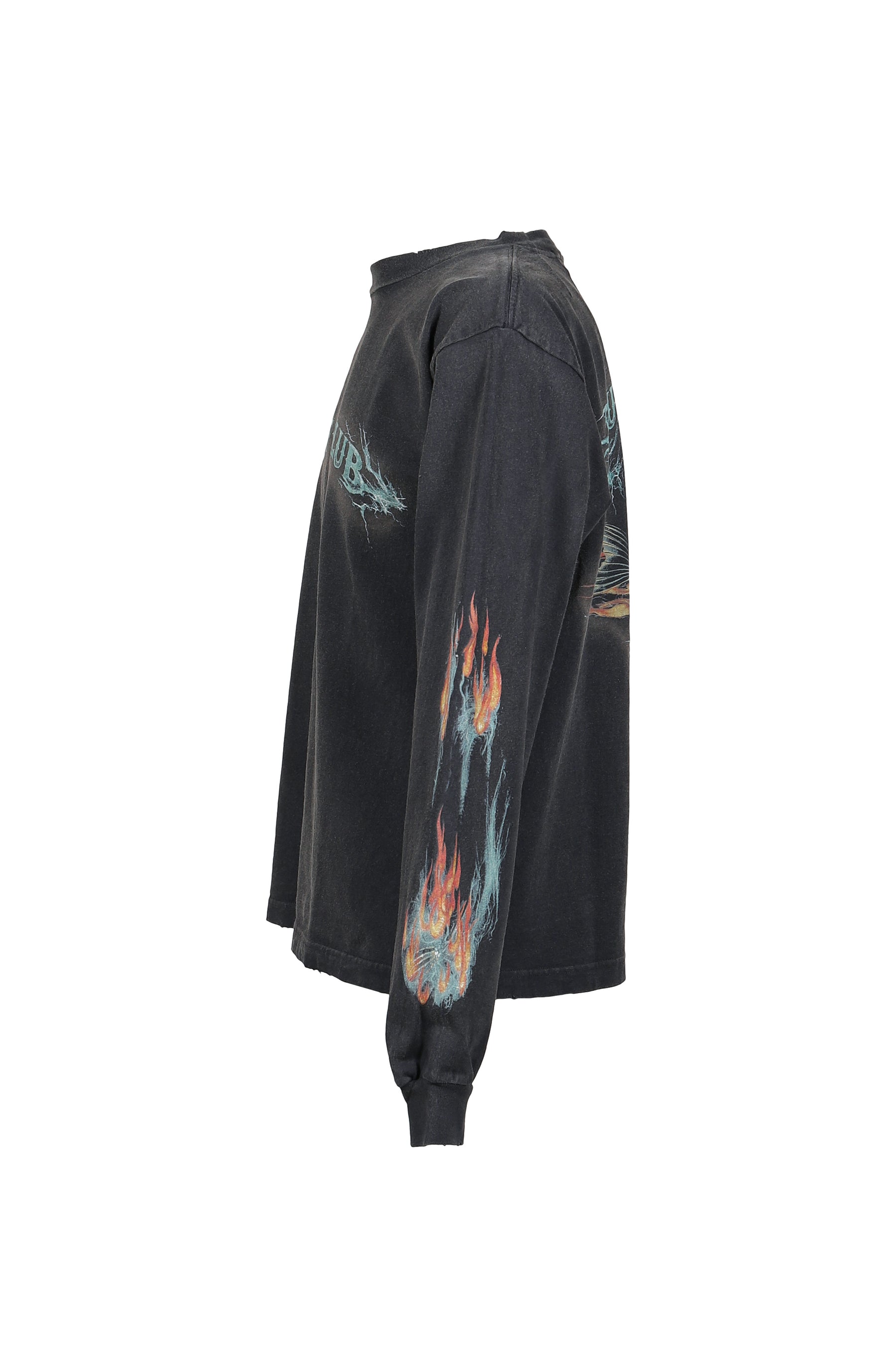 SURF CLUB L/S T-SHIRTS / BLK