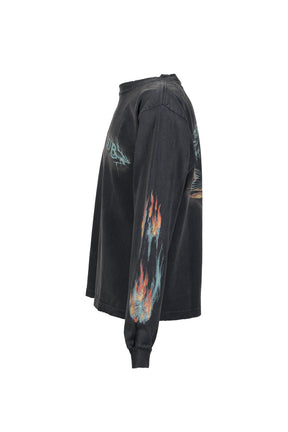SURF CLUB L/S T-SHIRTS / BLK
