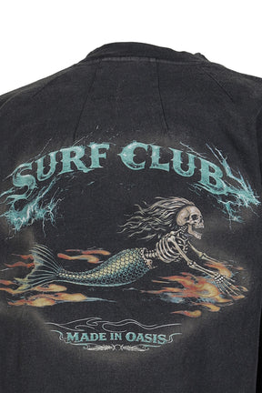 SURF CLUB L/S T-SHIRTS / BLK