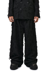 BORO JACQARD SLACKS / BLK