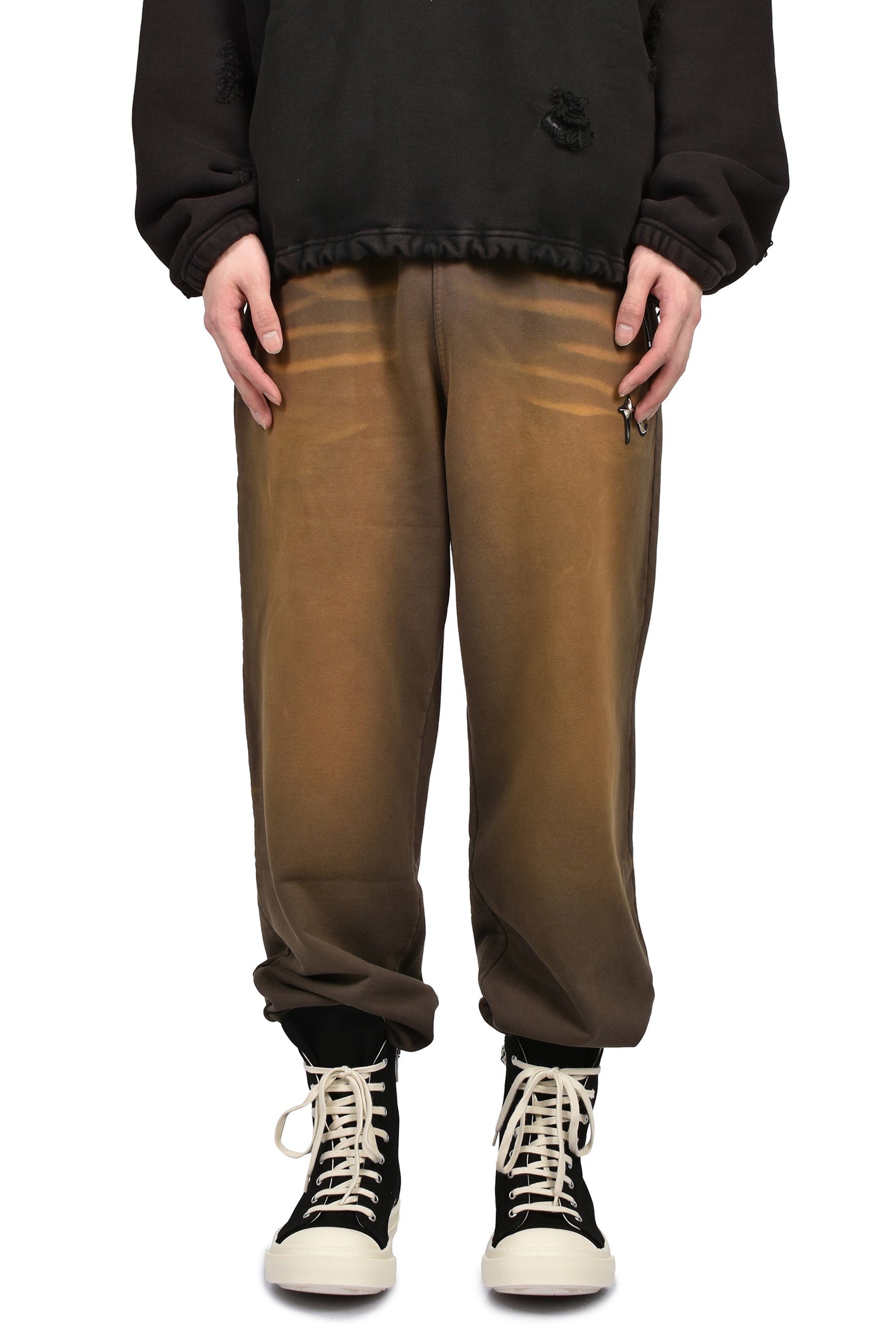 Thug Club サグクラブ SS26 TC TWO TONE WASHED JOGGER PANTS / OLV