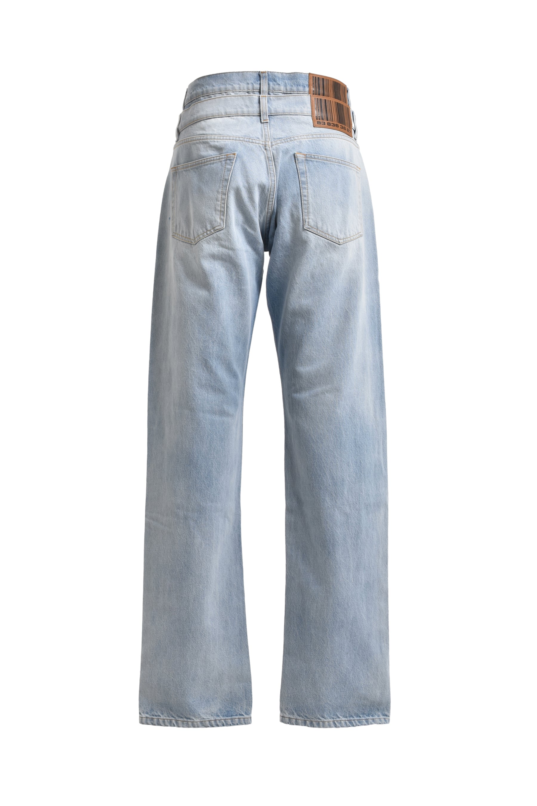 VTMNTS FW23 DOUBLE WAIST DENIM JEANS / L BLU -NUBIAN