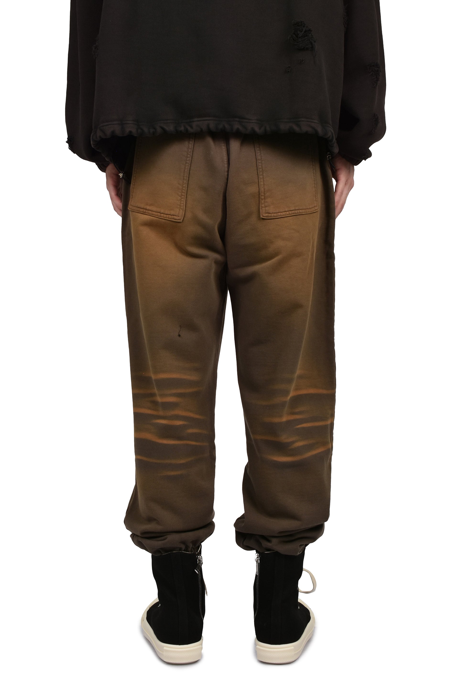 TC TWO TONE WASHED JOGGER PANTS / OLV