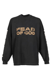 RELAXED LS "FEAR OF GOD" TEE / BLK