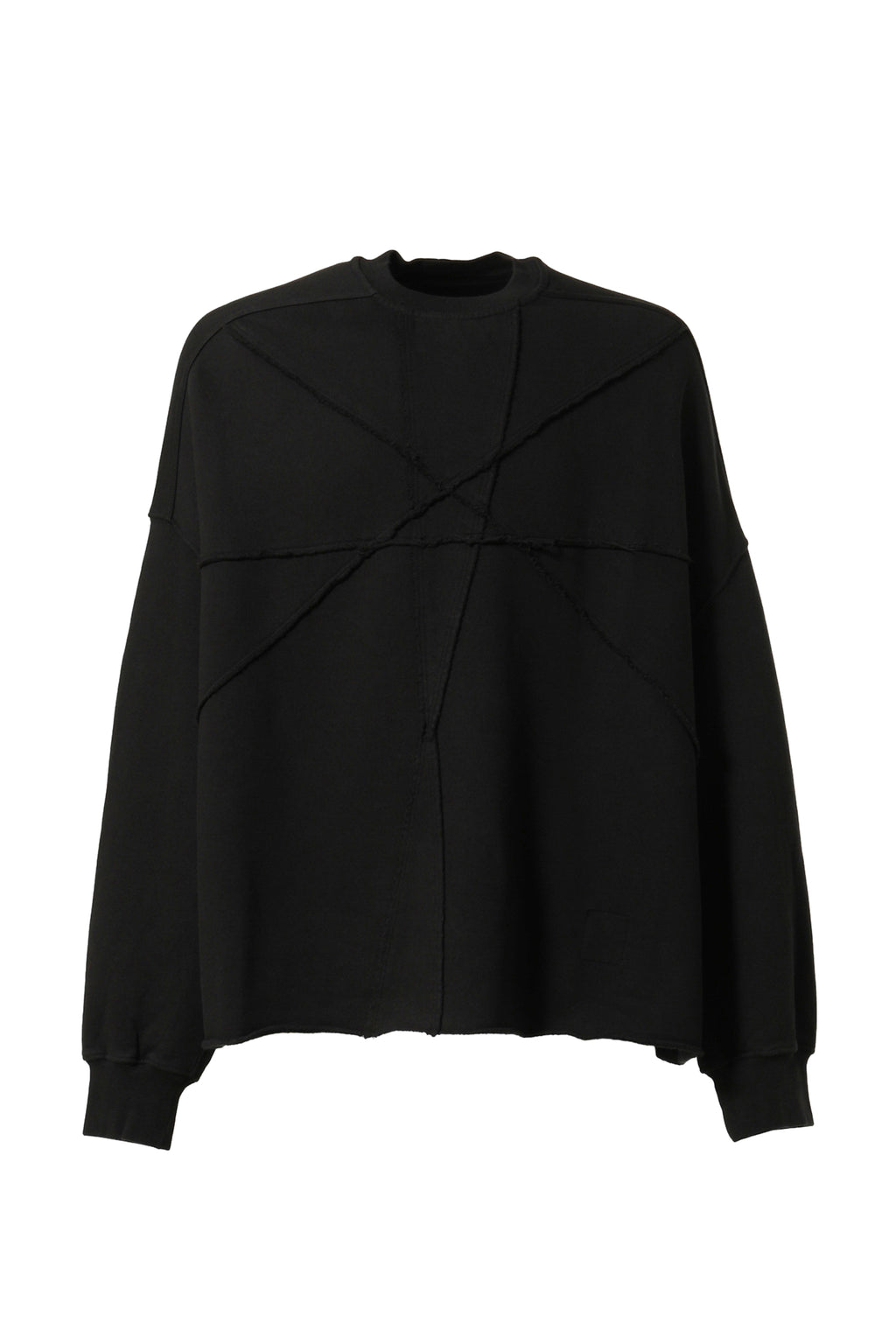 RICK OWENS DOUBLE LAYERED LONG SLEEVE T-SHIRT DUST FW23