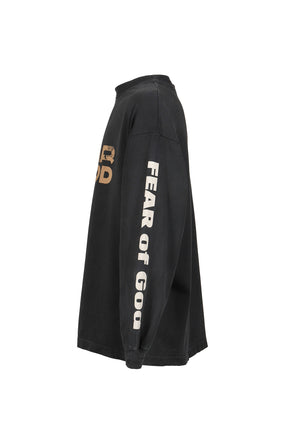 RELAXED LS "FEAR OF GOD" TEE / BLK