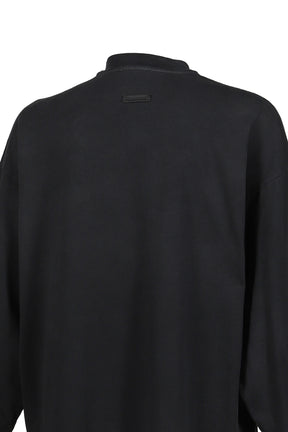 RELAXED LS "FEAR OF GOD" TEE / BLK
