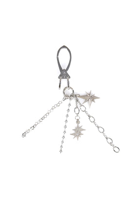 VACANT STAR KEYRING / SIL