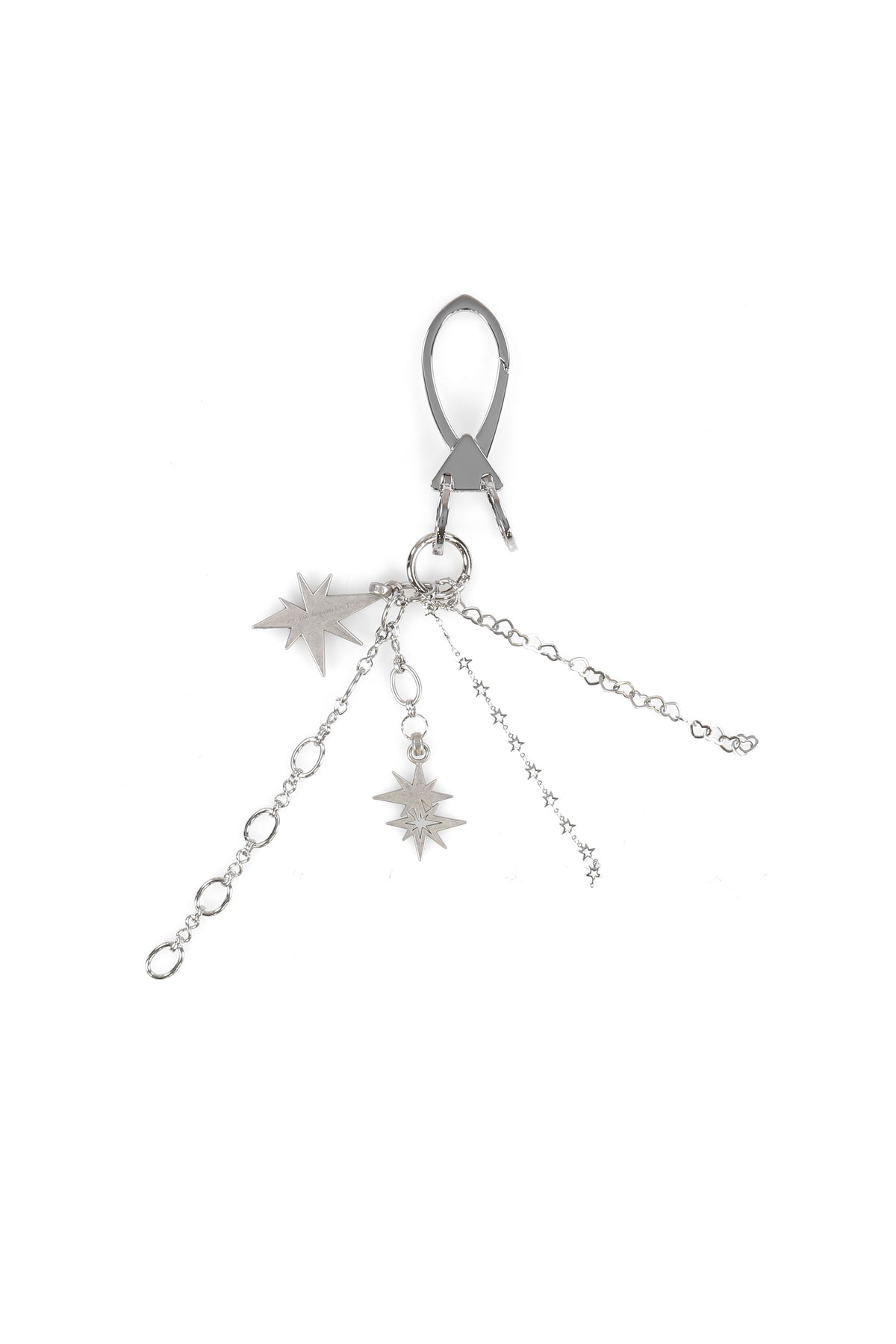 VACANT STAR KEYRING / SIL