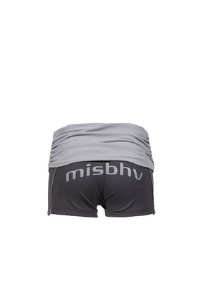MISBHV LYCRA WRAPPED SHORTS / GRY