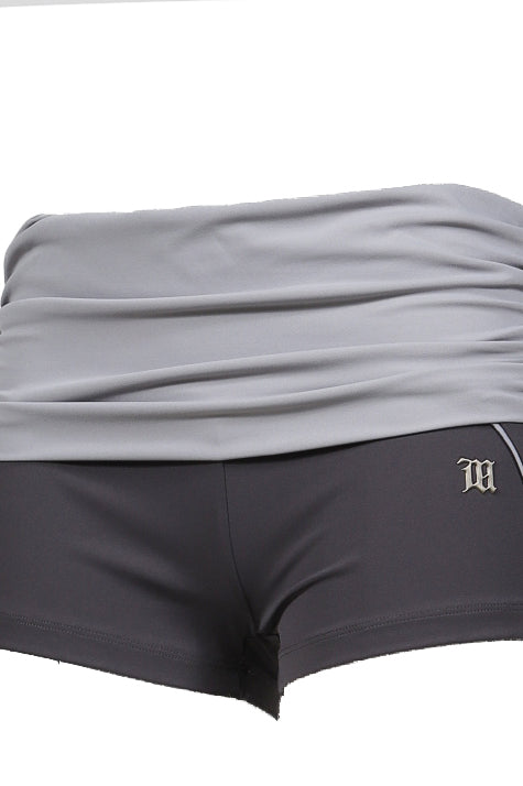 MISBHV LYCRA WRAPPED SHORTS / GRY