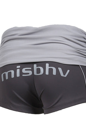 MISBHV LYCRA WRAPPED SHORTS / GRY