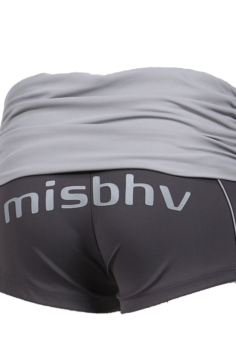 MISBHV LYCRA WRAPPED SHORTS / GRY