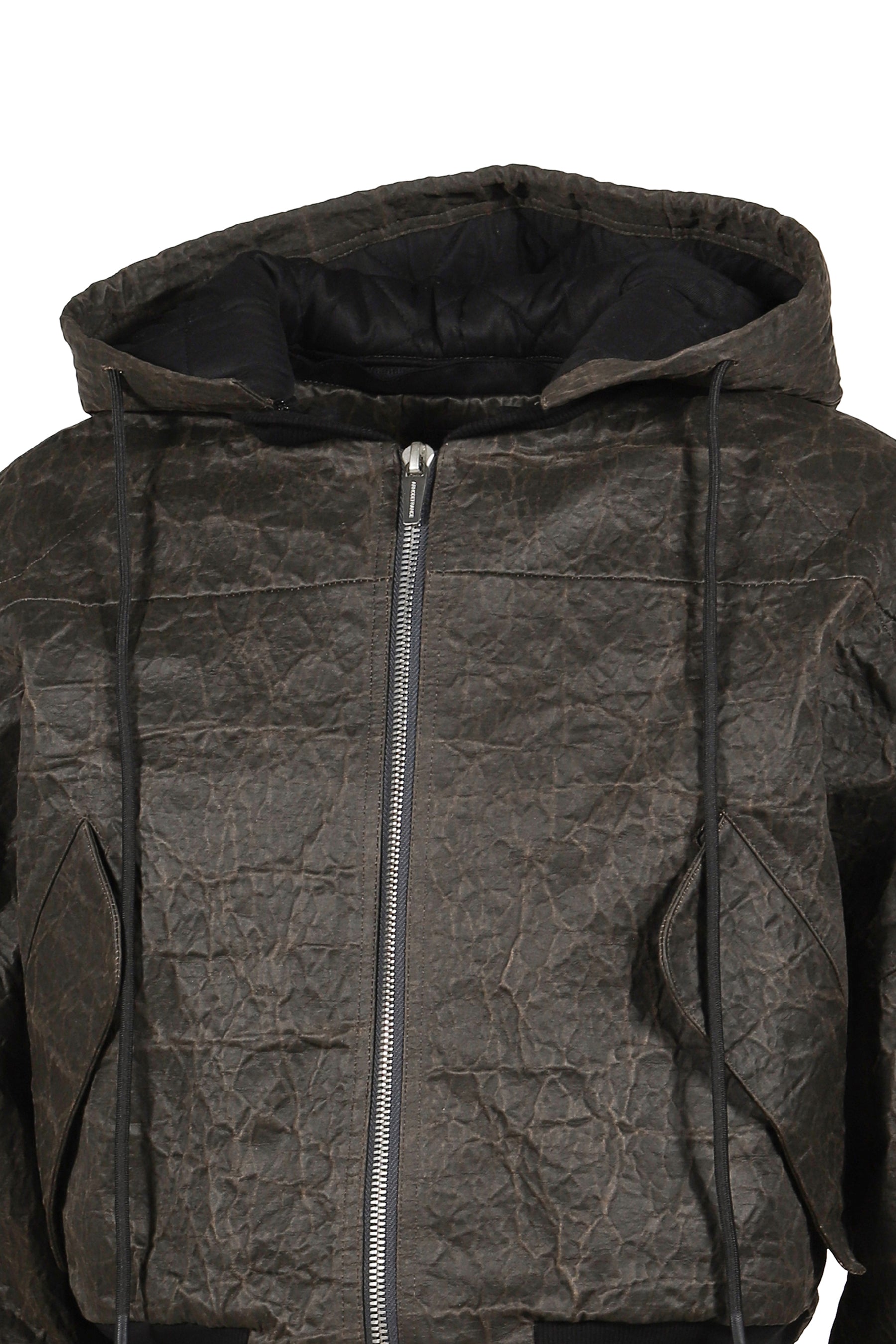 BERLIN CROPPED BOMBER JACKET -VINTAGE CANVAS- (EXCLUSIVE) / VINTAGE BRW 