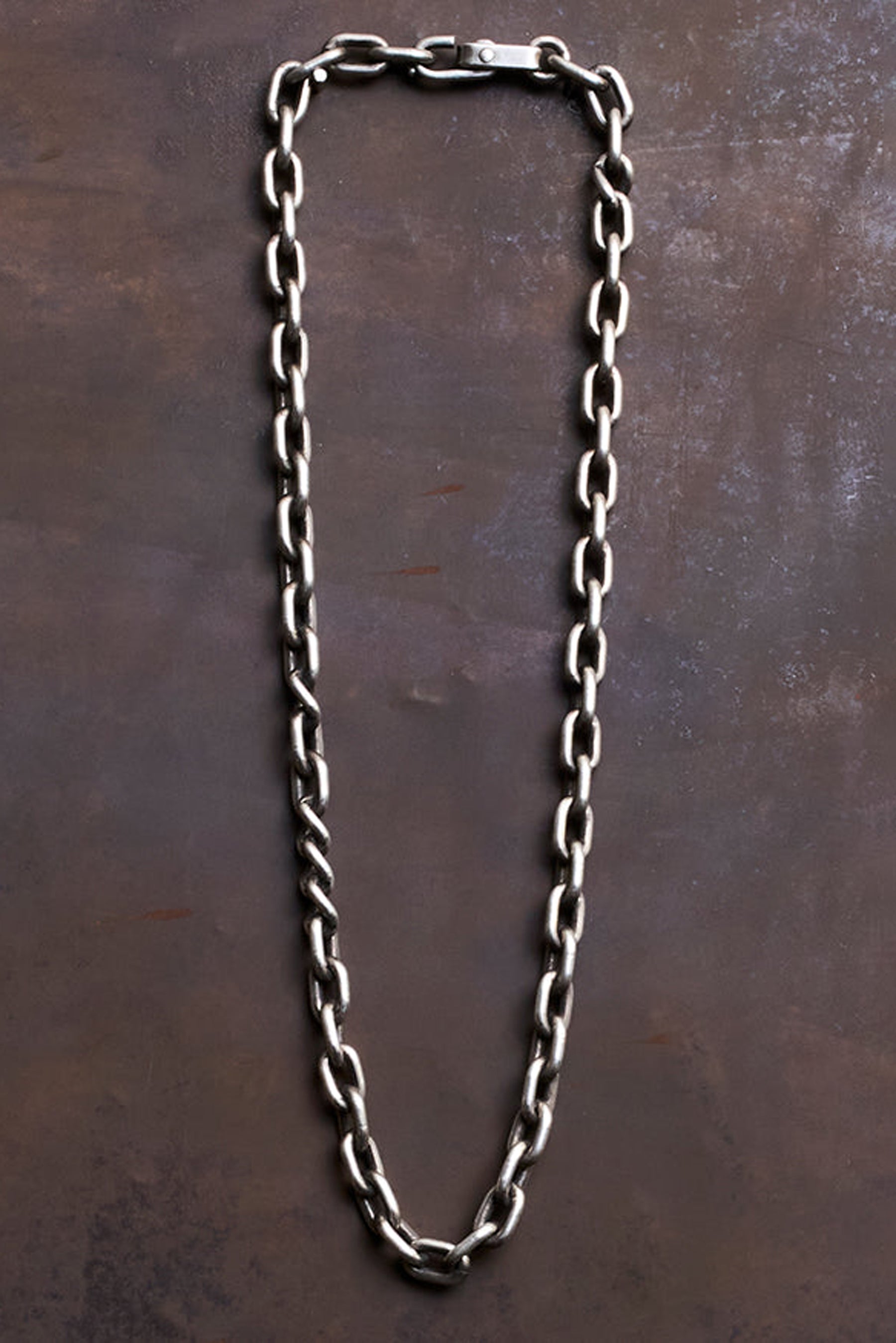 NECKLACE ANCHOR CHAIN / SILVER