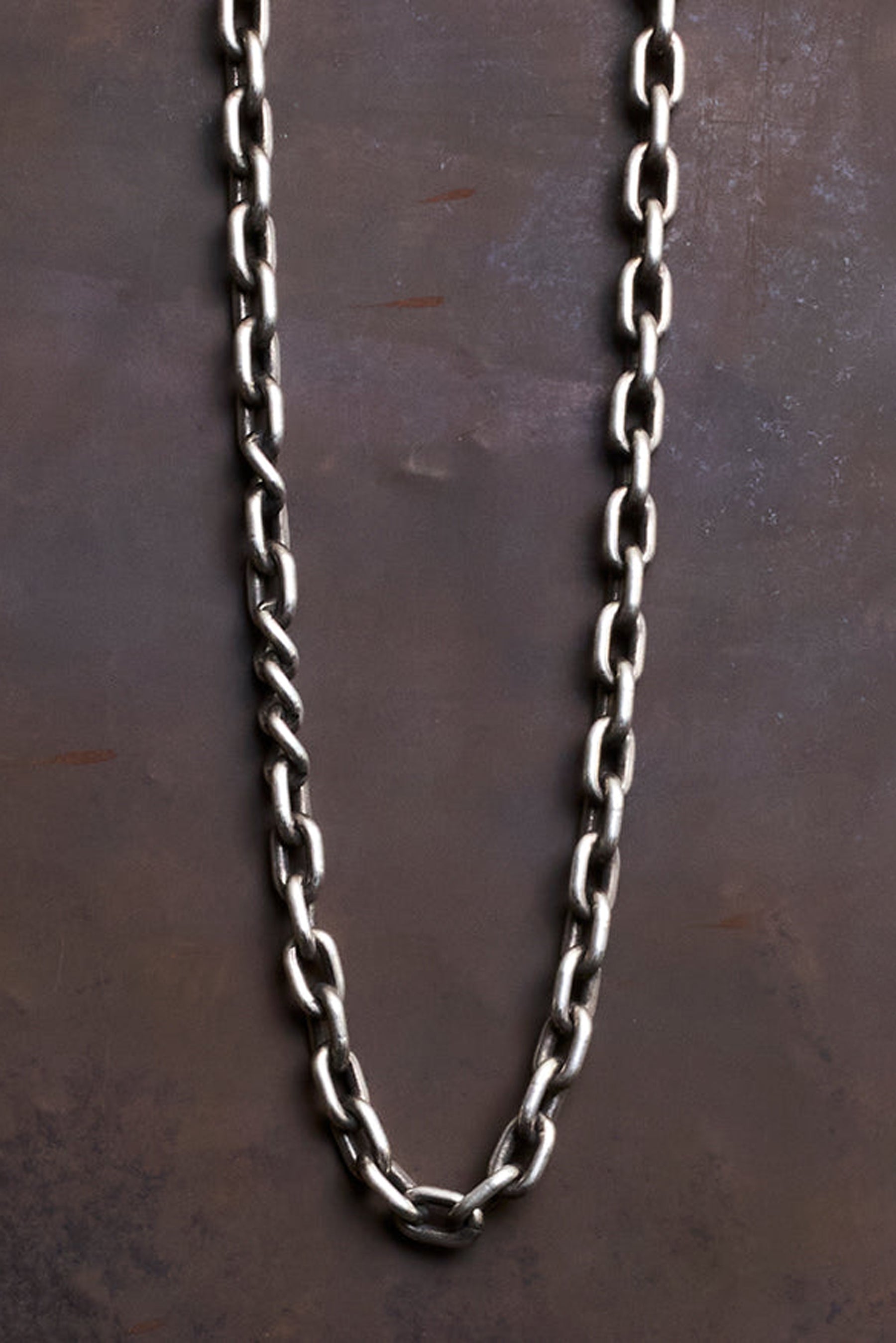 NECKLACE ANCHOR CHAIN / SILVER